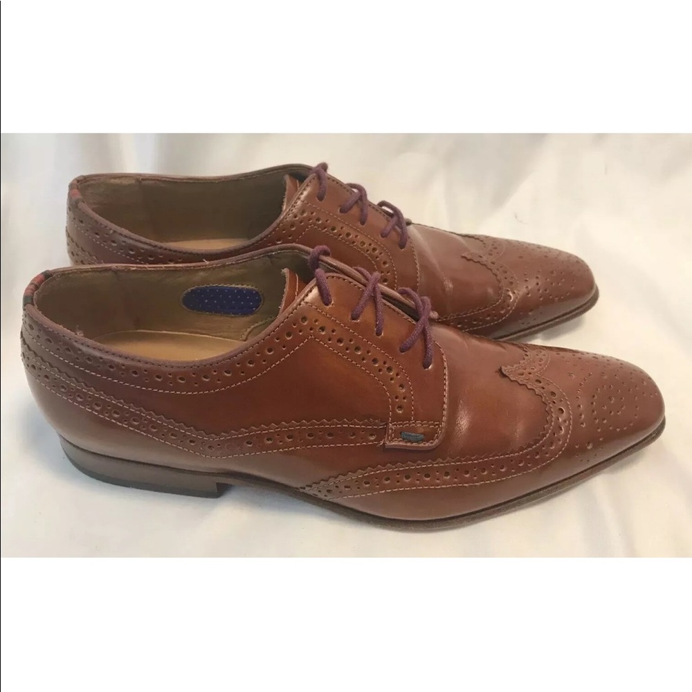 Paul Smith Dress Brown Wingtip Brogues Size 40